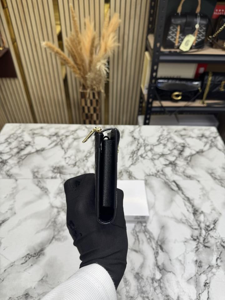 C-Inspired Premium Two Fold Wallet With Box (Black Embossed)