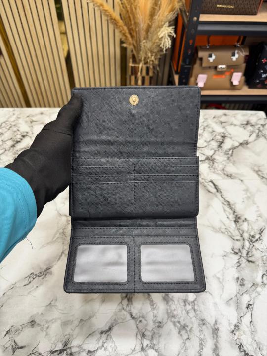 Chanel-Inspired Premium Long Wallet With Box (Black)