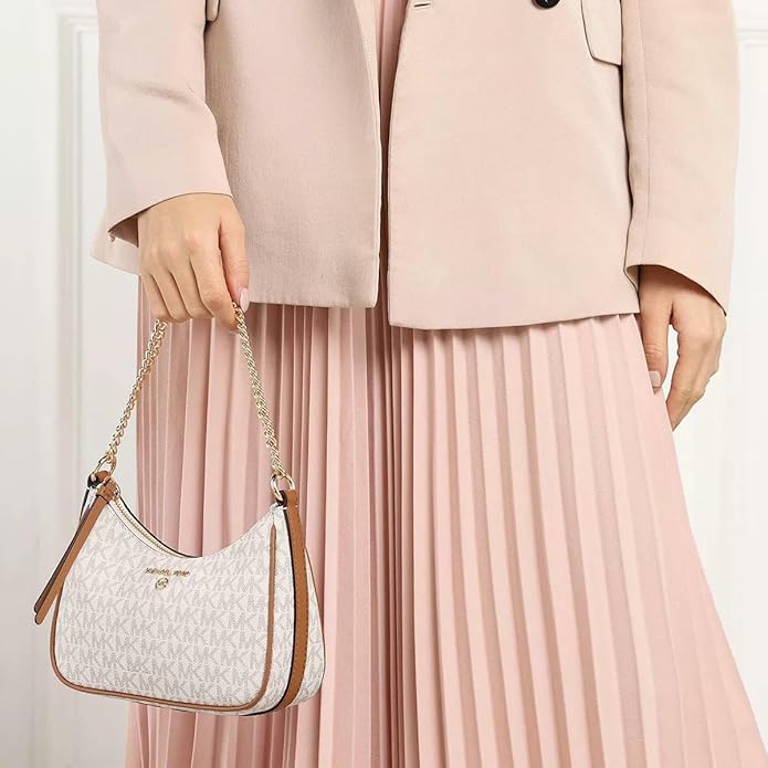 MK-Inspired Women Canvas Handbags (Vanilla)
