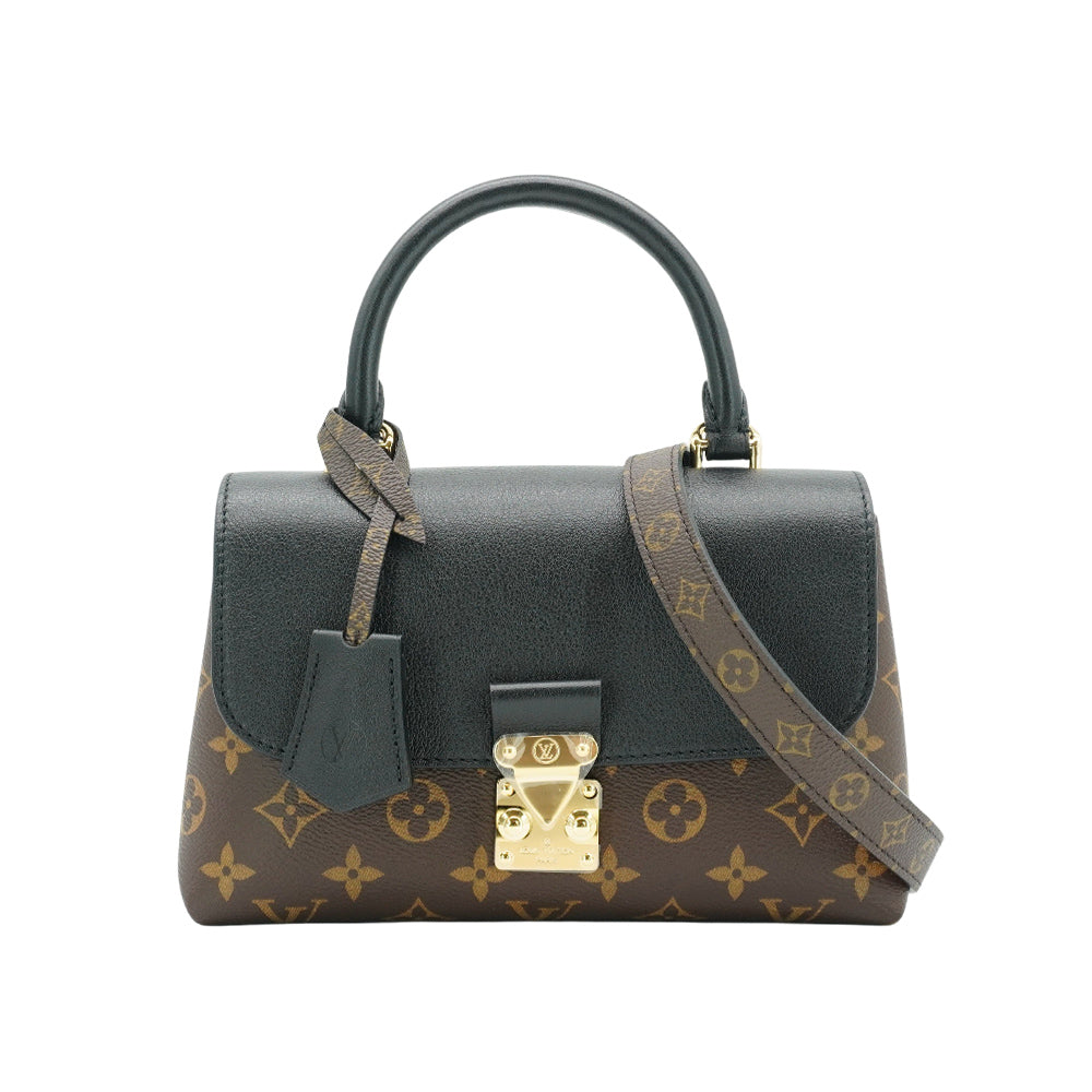 LV-Inspired Madeleine Top Handle Bag With Double Box (Coffee) Main image