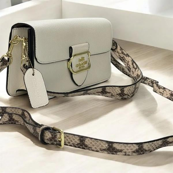 C-Inspired Morgan Shoulder Bag With Box (White)