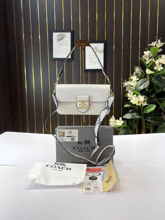 C-Inspired Morgan Shoulder Bag With Box (White)