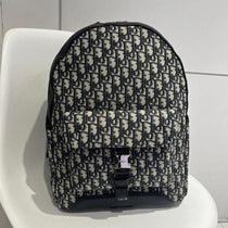 D-Inspired Backpack With Dust Bag Premium Quality (White-Black)