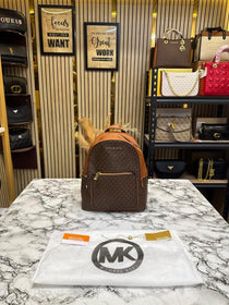 MK-inspired Adina Backpack With Dust bag Premium Quality (Brown)