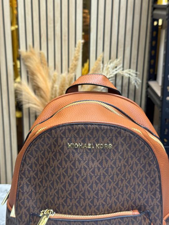 MK-inspired Adina Backpack With Dust bag Premium Quality (Brown)