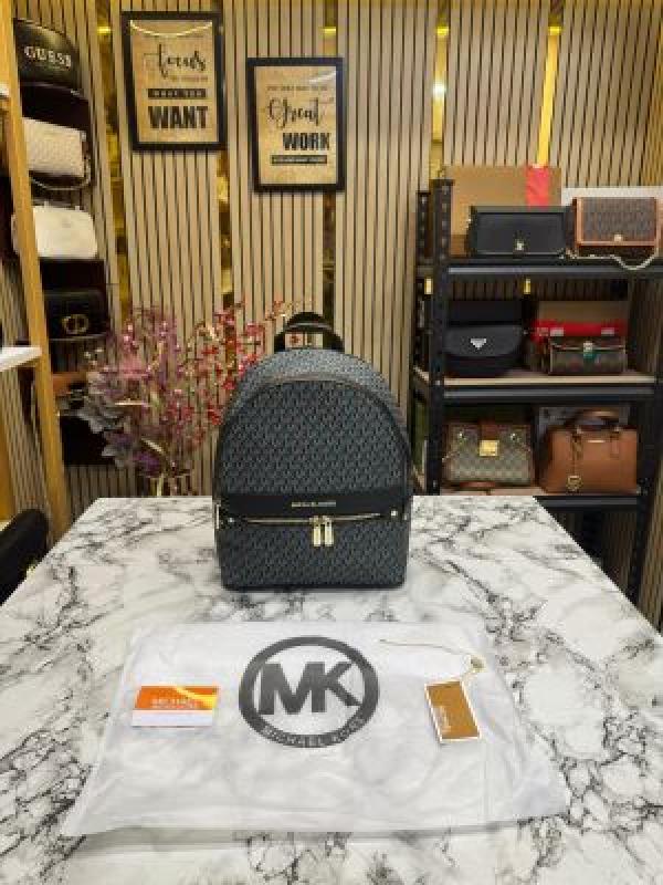 MK-inspired Kenley Backpack Premium Quality With Dust Bag (Black) Secondary image