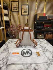 Mk-Inspired Kenley Backpack Premium Quality With Dust Bag (Beige)