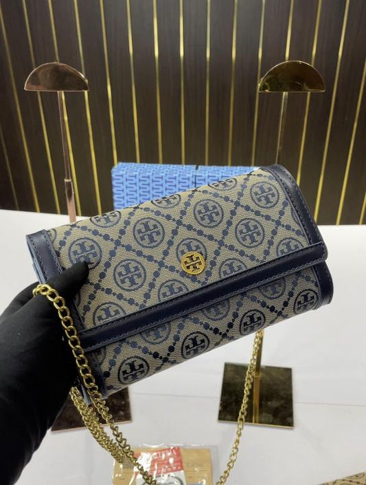 TB-Inspired Sling Bag With Box (Blue)