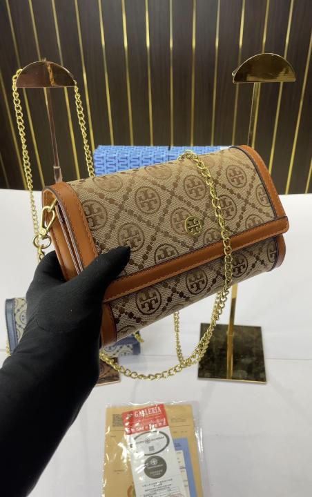 TB-Inspired Sling Bag With Box (Biege)