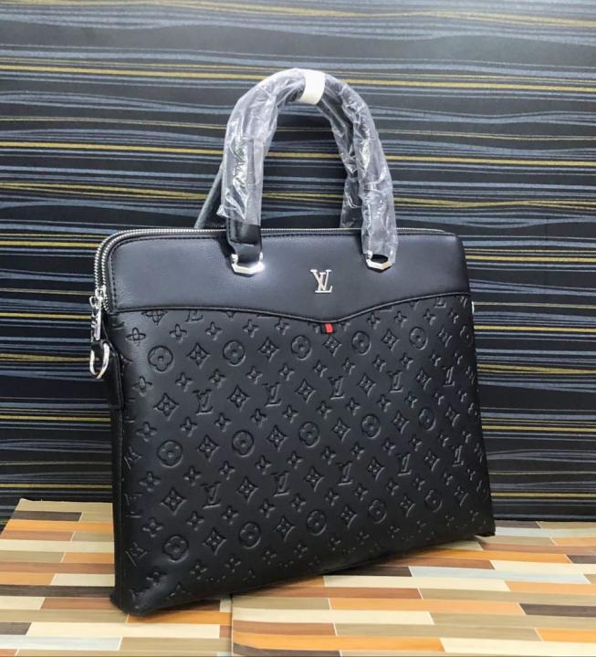 LV-Inspired Laptop Bag With Dust Bag