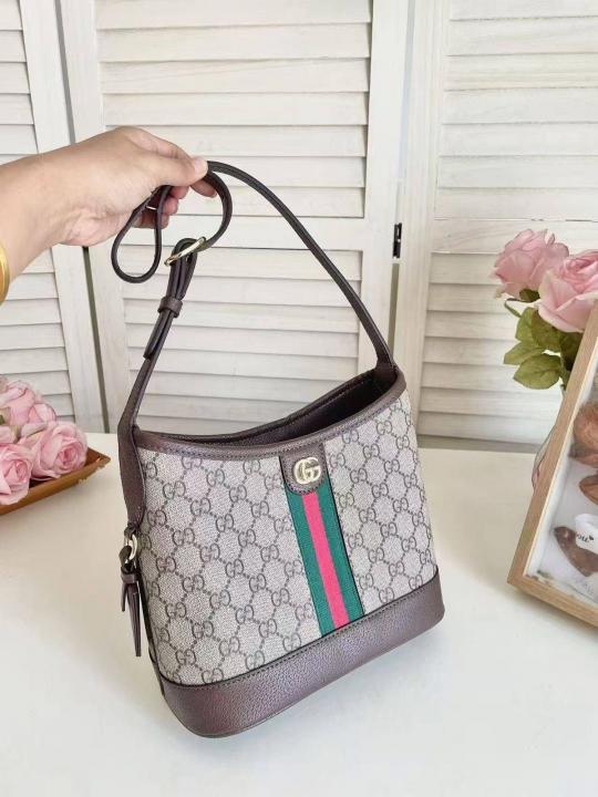 G-Inspired Ophidia shoulder Bag (Brown) Main image