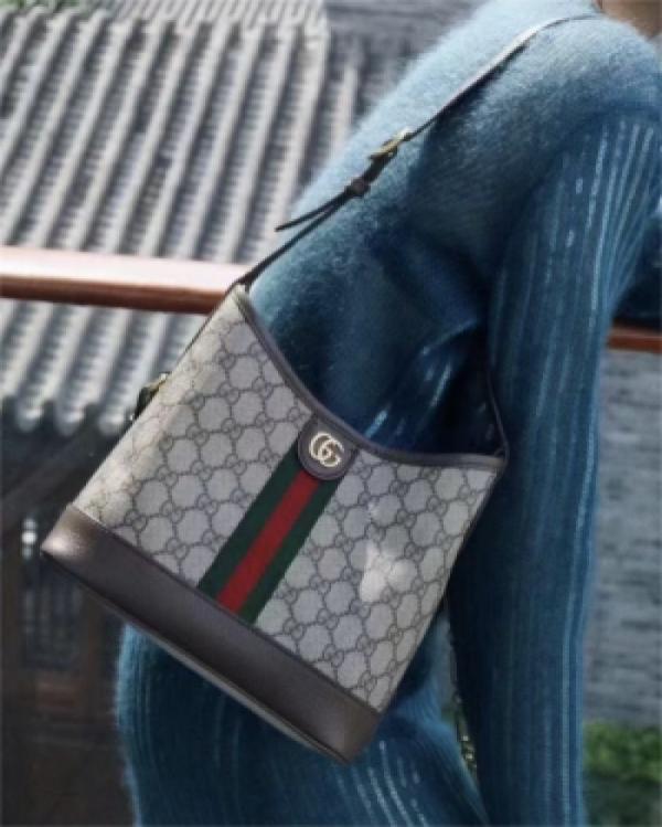 G-Inspired Ophidia shoulder Bag (Brown)