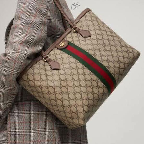 G-INSPIRED GG SUPREME WITH MATCHING WALLET AND DUST BAG_(BROWN)