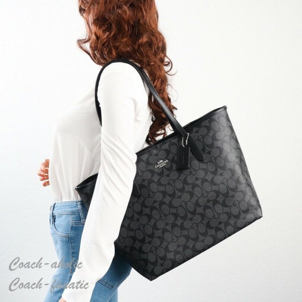 C-Inspired City Tote Bag With Box (Black)