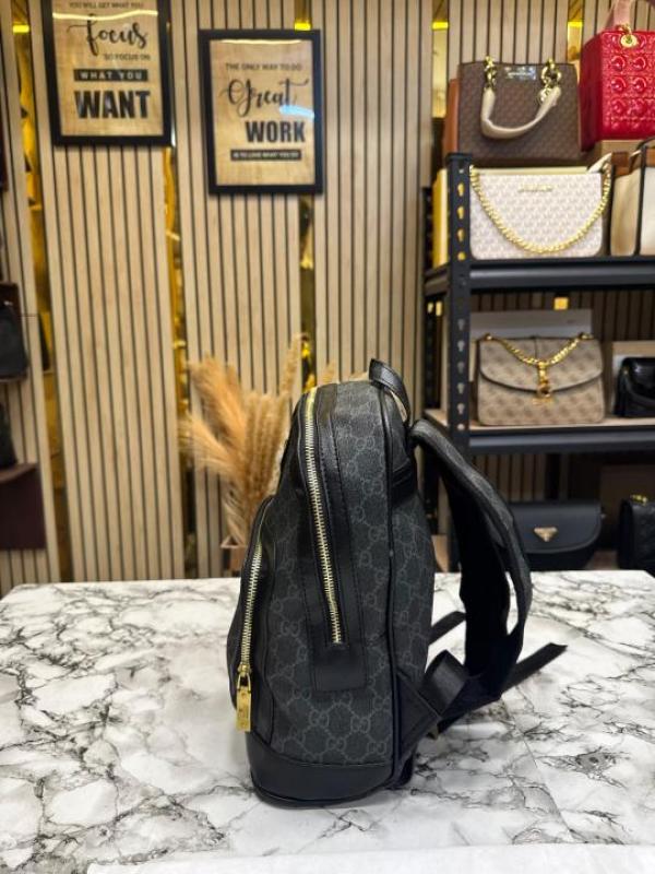 G-inspired Ophidia GG Printed Backpack With Dust Bag (Black) Secondary image