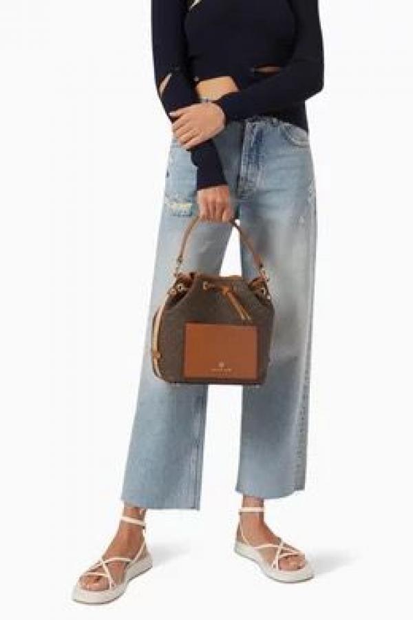 MK-Inspired Maeve Bucket Bag with Dust Bag (coffee brown)