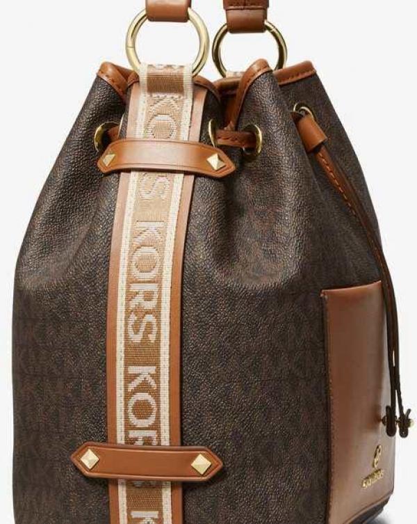 MK-Inspired Maeve Bucket Bag with Dust Bag (coffee brown)