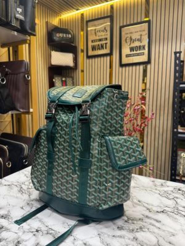 Goyard Alpin Backpack In Ian Pattern Premium Quality (Green)