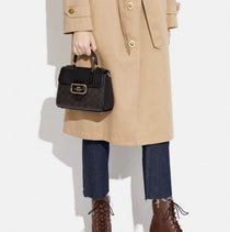 C-Inspired Morgan Top Handle Bag With Box (Black)
