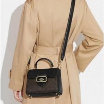 C-Inspired Morgan Top Handle Bag With Box (Black)