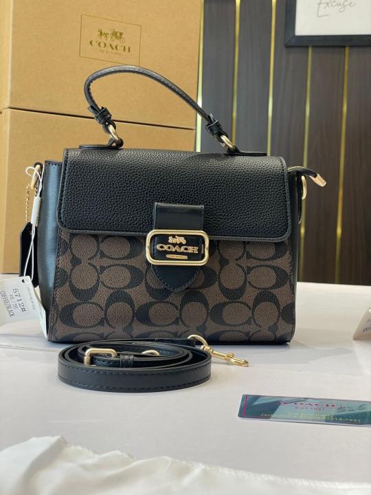 C-Inspired Morgan Top Handle Bag With Box (Black)