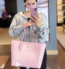 C-Inspired City Tote Bag (Pink)
