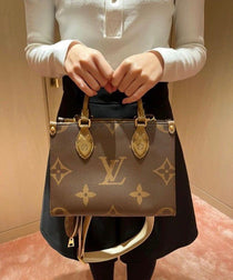 LV-Inspired On The Go Small Premium Quality Handbag With Original Double Box