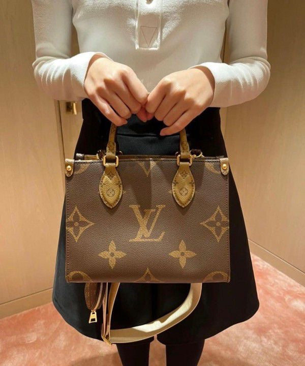 LV-Inspired On The Go Small Premium Quality Handbag With Original Double Box