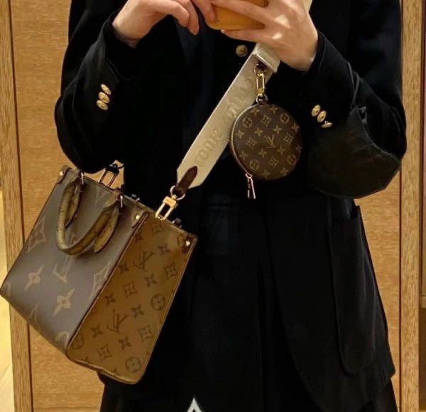 LV-Inspired On The Go Small Premium Quality Handbag With Original Double Box