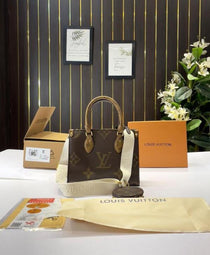 LV-Inspired On The Go Small Premium Quality Handbag With Original Double Box