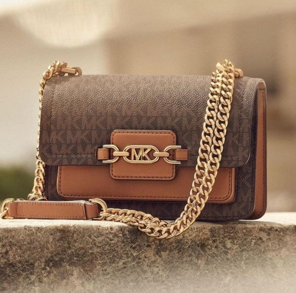 MK-Inspired Heather Shoulder Bag (Brown) Secondary image