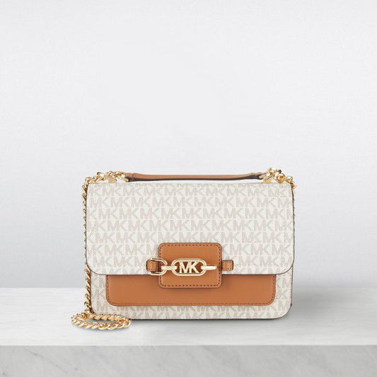 MK-Inspired Heather Shoulder Bag (Biege/Brown)