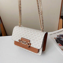 MK-Inspired Heather Shoulder Bag (Biege/Brown)