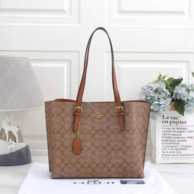 C-Inspired mollie tote bag with dust bag (Brown) Main image