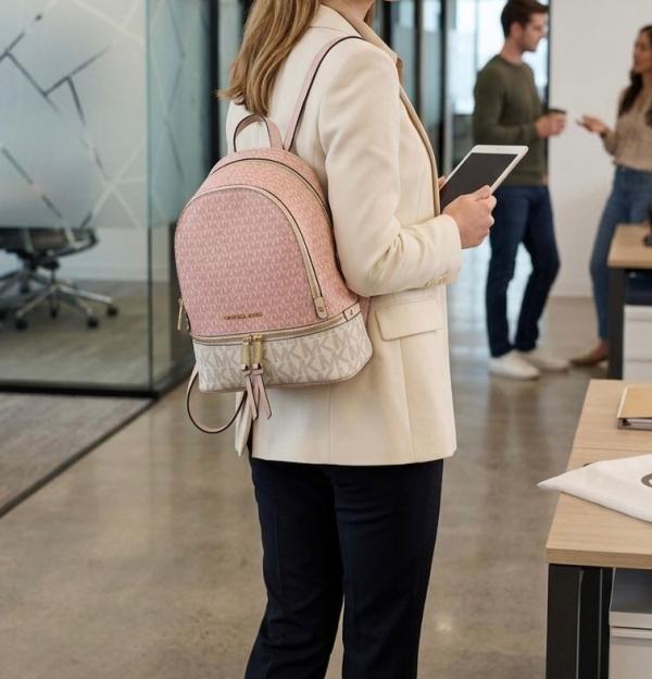 MK-Inspired Backpack (Pink)