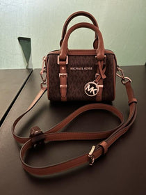MK-Inspired Bedford legacy small bag with box ( Coffee)