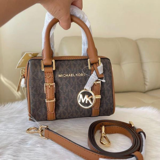 MK-Inspired Bedford legacy small bag with box ( Coffee)