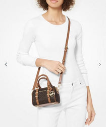 MK-Inspired Bedford legacy small bag with box ( Coffee)
