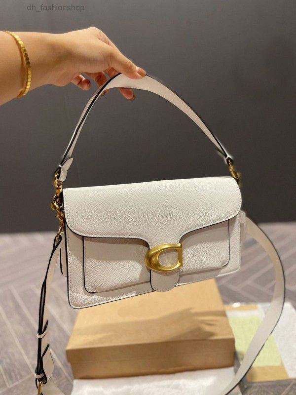C-Inspired Tabby Shoulder Bag With Box (White)
