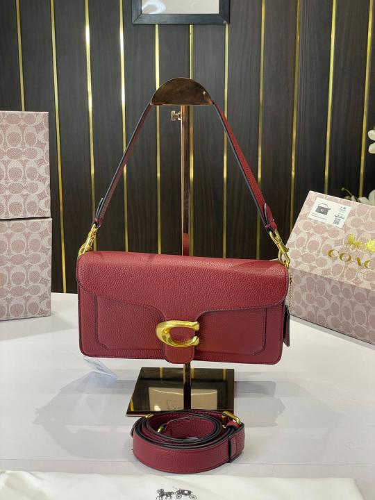 C-Inspired Tabby Shoulder and Sling Bag (Maroon)