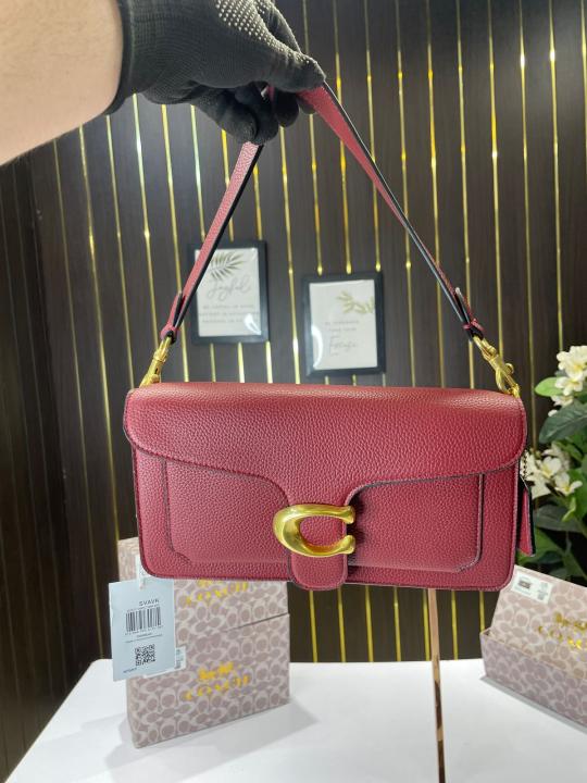 C-Inspired Tabby Shoulder and Sling Bag (Maroon)