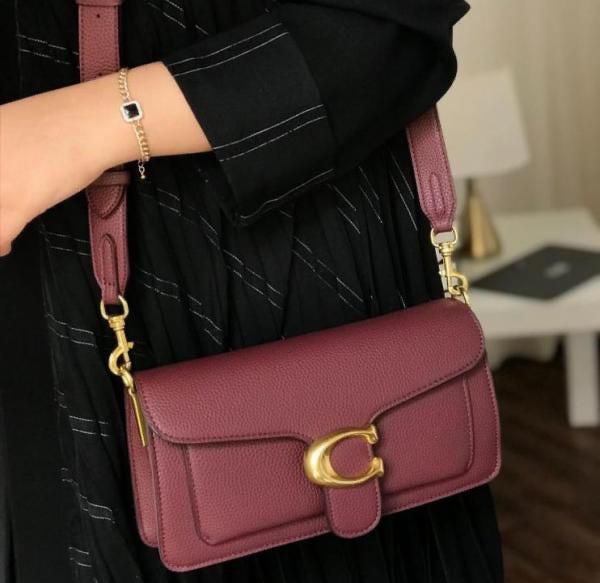 C-Inspired Tabby Shoulder and Sling Bag (Maroon) Secondary image
