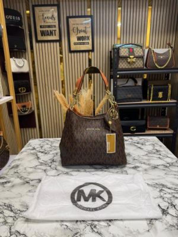 MK-inspired Fulton Handbag With Dust Bag (Brown)