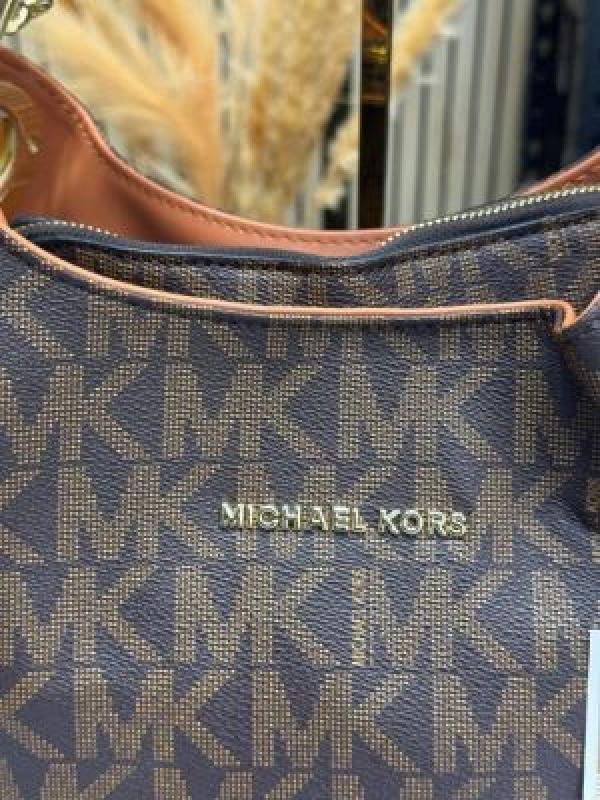 MK-inspired Fulton Handbag With Dust Bag (Brown)