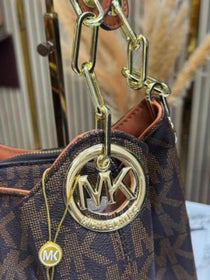 MK-inspired Fulton Handbag With Dust Bag (Brown)