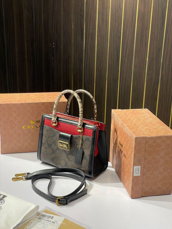 C-Inspired Grace Carryall Bag With Box (Coffee)