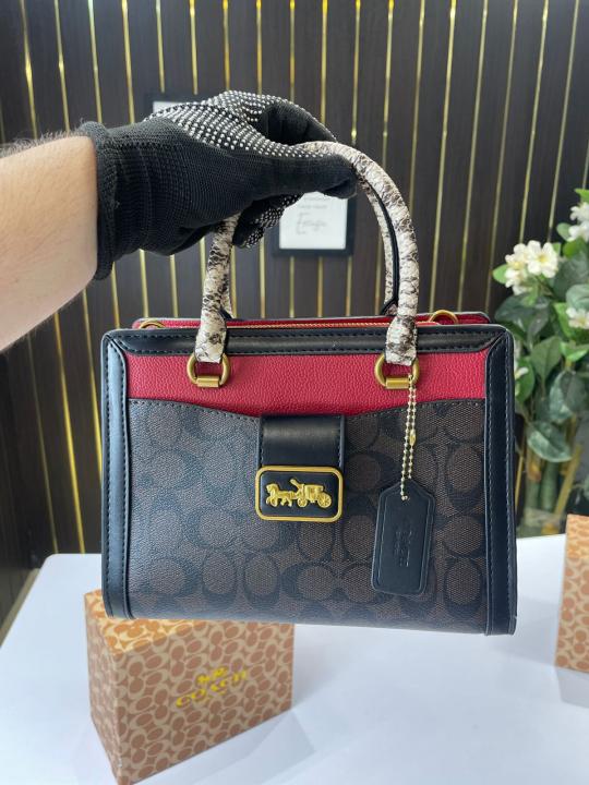 C-Inspired Grace Carryall Bag With Box (Coffee)