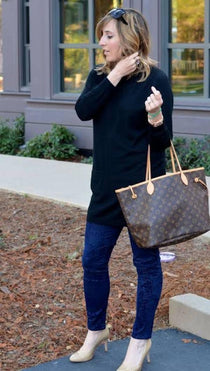 LV-Inspired Neverfull Premium Quality Tote Bag With Box And Dust Bag (Brown monogram)