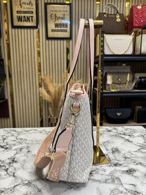 MK-Inspired Tote Bag With Brand Dust Bag (Pink)