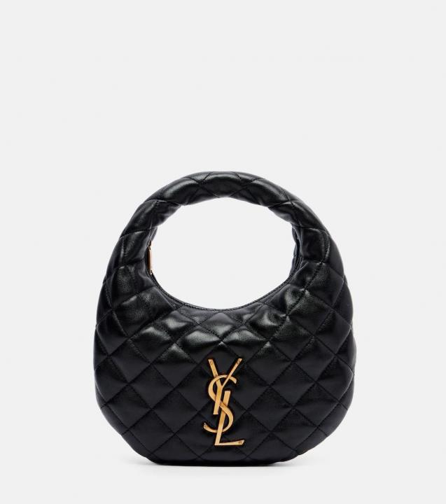 YSL-Inspired Icarino Quilted Small Shoulder Bag With Box (Black) Secondary image